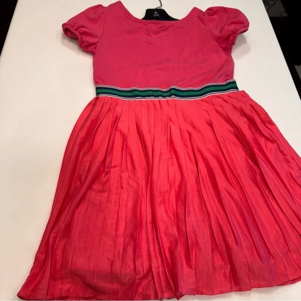 Polo Ralph Lauren Dress Main Street Pink Size 6X  Pleated Lined